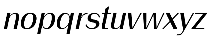 Aubine Italic Font LOWERCASE