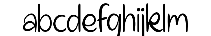 Aubrieta Regular Font LOWERCASE