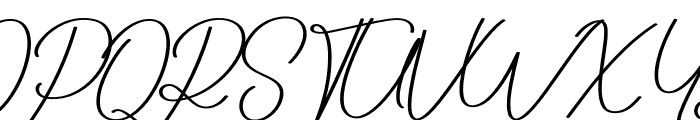 Audrey Signature Font UPPERCASE