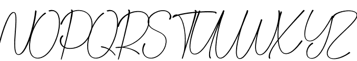 Audrina Signature Font UPPERCASE
