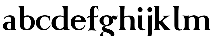 Aufal Seters Serif alt Font LOWERCASE