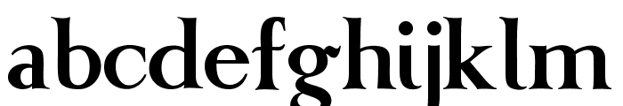 Aufal Seters Serif Font LOWERCASE