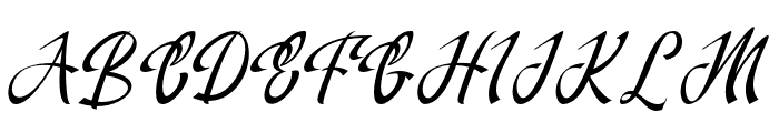 Auforbia-Regular Font UPPERCASE