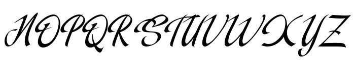 Auforbia-Regular Font UPPERCASE