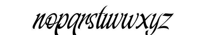 Auforbia-Regular Font LOWERCASE