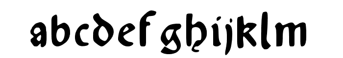 Augsburger 2009 Font LOWERCASE