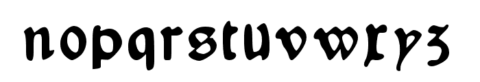 Augsburger 2009 Font LOWERCASE