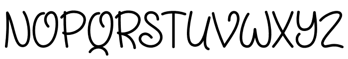 August Magic Font LOWERCASE
