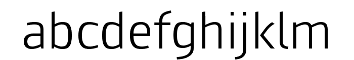 August Sans 45 Light Font LOWERCASE