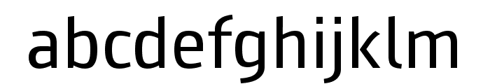 August Sans 55 Regular Font LOWERCASE
