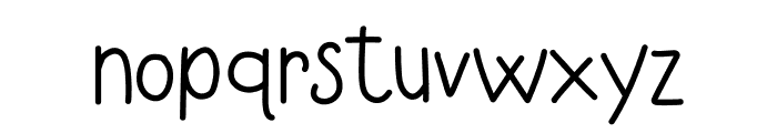 August wind Font LOWERCASE