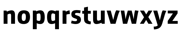 AugustSans-Bold Font LOWERCASE