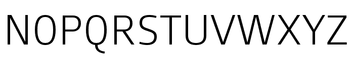 AugustSans-Light Font UPPERCASE