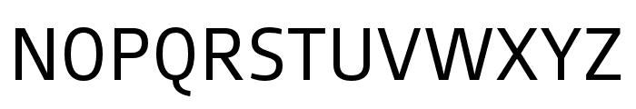 AugustSans-Regular Font UPPERCASE
