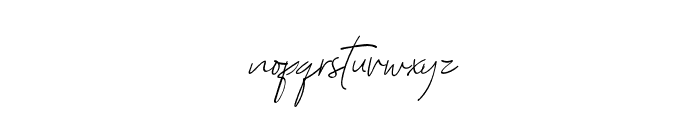 AugustStories-Script Font LOWERCASE