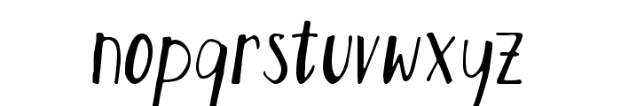 August Font LOWERCASE
