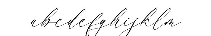 Augusthin Beatrice Italic Font LOWERCASE