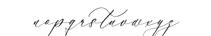 Augusthin Beatrice Italic Font LOWERCASE