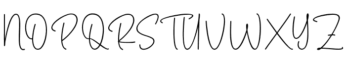Augustine Signature Font UPPERCASE