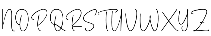 AugustineSignature Font UPPERCASE