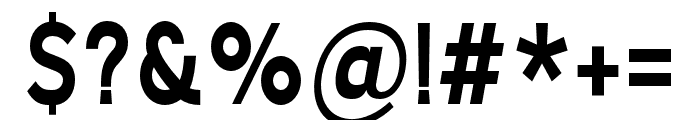 AukimBoldCondensed Font OTHER CHARS