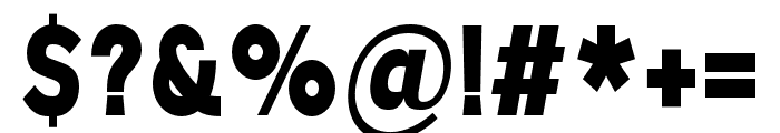 AukimExtraBoldCondensed Font OTHER CHARS