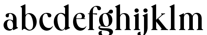 Aulieny Regular Font LOWERCASE