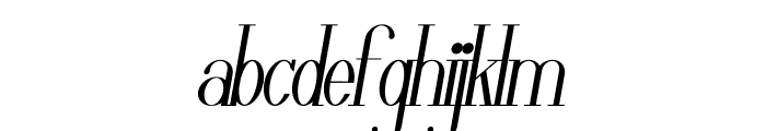 Aulion Italic Font LOWERCASE
