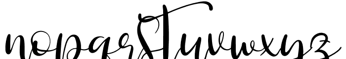 Aullia Beauty Font LOWERCASE