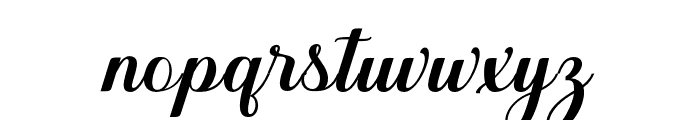 Aulyani Font LOWERCASE