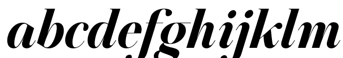 Aumiller Serif Black Italic Font LOWERCASE