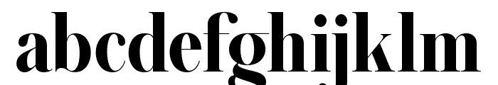 Aumiller Serif Black Font LOWERCASE