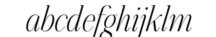 Aumiller Serif ExtLt Ita Font LOWERCASE