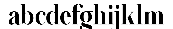 Aumiller Serif Extra Bold Font LOWERCASE