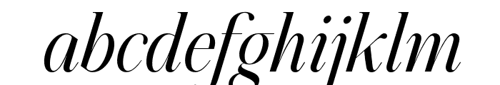 Aumiller Serif Italic Font LOWERCASE