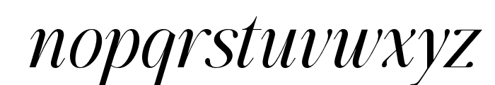 Aumiller Serif Italic Font LOWERCASE