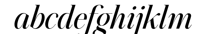 Aumiller Serif Medium Italic Font LOWERCASE