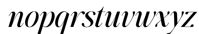 Aumiller Serif Medium Italic Font LOWERCASE