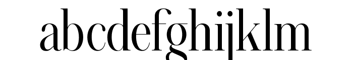 Aumiller Serif Regular Font LOWERCASE