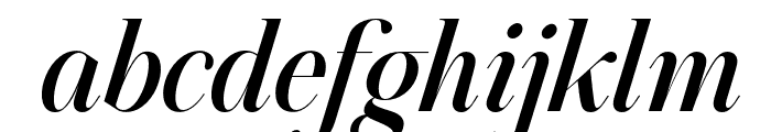 Aumiller Serif Semi Bold Italic Font LOWERCASE