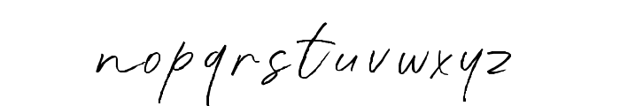 Aunofa Script Regular Font LOWERCASE