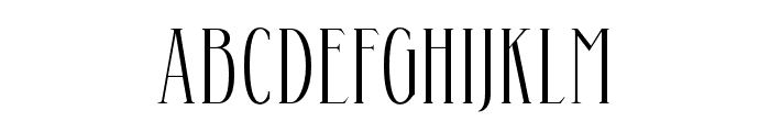 Aunofa Serif Regular Font UPPERCASE