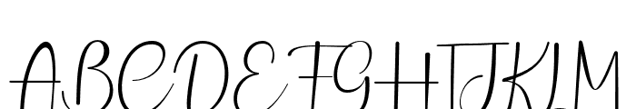 AuntherSignature Font UPPERCASE