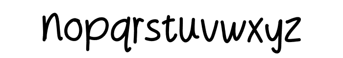 Aura Letter Font LOWERCASE