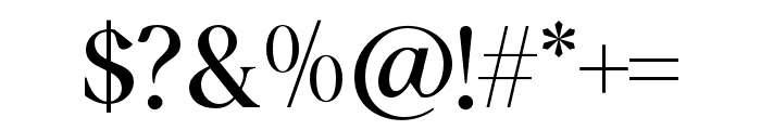 Aurallia-Regular Font OTHER CHARS