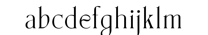 Auratica-Regular Font LOWERCASE