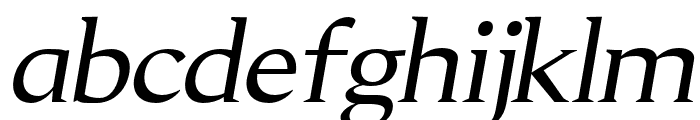 Aureate semi-bold-italic Font LOWERCASE