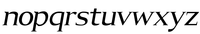 Aureate semi-bold-italic Font LOWERCASE