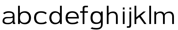 Aurel regular Font LOWERCASE