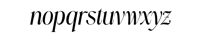 Aurelia Symphony Italic Font LOWERCASE